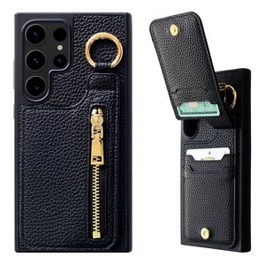 오엔이 지퍼 핸드그립 포켓 핸드폰 케이스