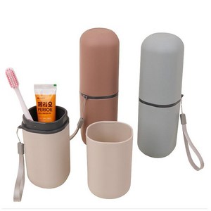 1+1+1 휴대용 칫솔치약세트 양치컵세트 여행용 칫솔치약세트구성 양치컵 칫솔케이스 양치컵+칫솔+치약 랜덤발송 2종구성 행사 판촉용 칫솔치약