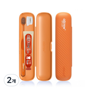 오스템 오렌지 치약칫솔세트 양치키트 불소치약 1450ppm 충치케어치약