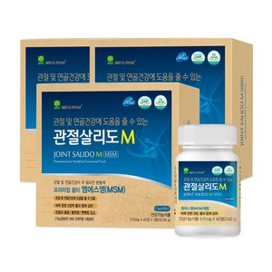 애플트리김약사네 관절살리도M 1박스, 3개, 84정