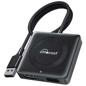 오토캐스트 무선 미러링 카플레이 앤 안드로이드 오토 TV스틱 HDMI 전용 어댑터 CAR TV MATE 4, Car TV Mate 4, 1GB