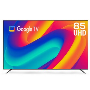 프리토스 85인치 TV 구글 스마트TV 4K UHD TV LED 베젤리스 에너지효율1등급