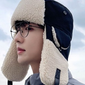 겨울철 따뜻한 윈터 안감 뽀글이 따뜻 귀달이 방한 남 패딩 스웨이드모자 골덴 귀달이모자 코듀로이모자