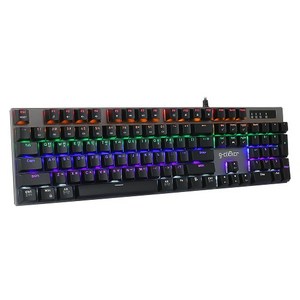 지클릭커 스페셜 기계식 유선 키보드, 블랙, GK-510X, 갈축