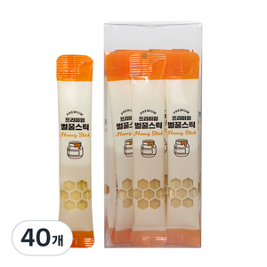 지리산 자연벌꿀  아카시아꿀 꿀스틱