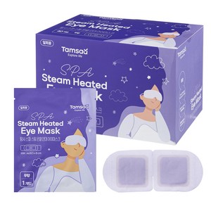 탐사 아이 스파 온열 안대 스팀 아이마스크 눈 찜질팩 무향, 1개, 40개입
