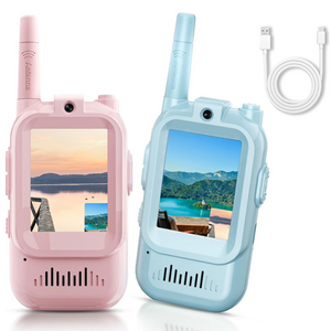 FDUCE 인터컴 무전기 DJ05 2개입, 1개, 블루, 핑크