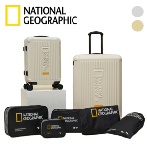 [매장발송] 내셔널지오그래픽 남녀공용 캐리어 세트 20형+28형 2종택1 기내용 수하물  출장 여행 가방