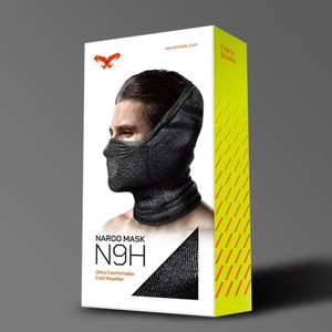 나루마스크 N9H 겨울 방한 바라클라바 오토바이 등산 스키 운동 숨쉬기편한 마스크 러닝, GY(그레이)