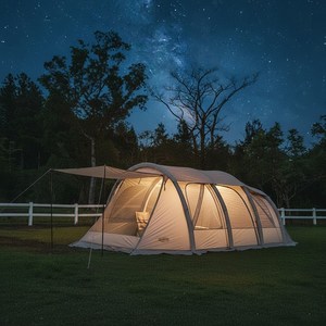 제드 티맥스 에어텐트 5인 6인용 터널형 블랙아웃 난연 풀세트