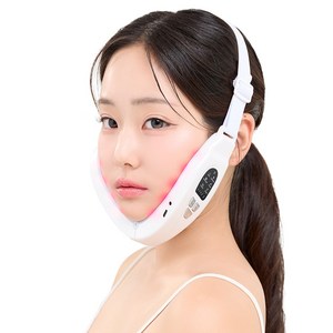 ERANSTAR 무선 스마트 V라인 ems 페이셜마사지기 LED진동 고주파마사지기 얼굴주름관리+저주파 마사지기, 화이트, S1