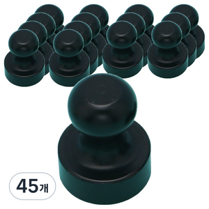 공감 story 자석후크 12mm, 무광 블랙, 45개