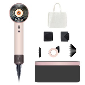 [국내정품/AS가능] 다이슨 슈퍼소닉 뉴럴 헤어드라이어 (세라믹핑크/로즈골드) 케이스 포함 + 보관백 구성 HV