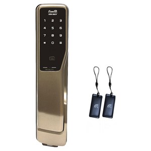 게이트맨 푸시풀도어록 댄디 카드키4개+번호키 허수기능 에티켓기능 현관문 디지털도어락 [고객직접설치], 고객직접설치, 게이트맨 댄디