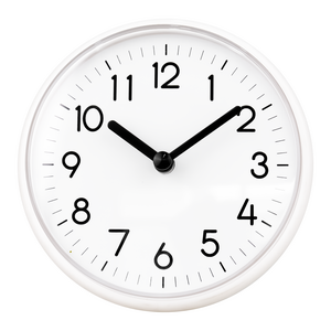 코멧 홈 국내생산 라운드 욕실 흡착 방수시계(건전지 포함)