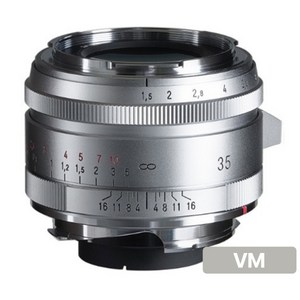 [정품등록시 5만 포인트 3년 보증] 보이그랜더 NOKTON Vintage Line 35mm F1.5 Type II VM 마운트 (라이카 M 호환) Silver, 실버