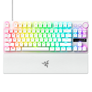 레이저 Huntsman V3 Pro TKL 8Khz White US, 화이트, RZ03-0552, 제조사축