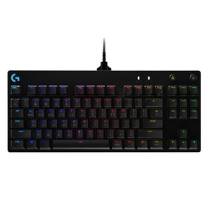 로지텍코리아 G PRO TKL 기계식 게이밍 키보드 (청축), PRO GX BLUE, 블랙, 청축