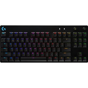 로지텍 PRO TKL GX BLUE 기계식 게이밍 유선 텐키리스 키보드, 혼합색상, YU0039, 청축