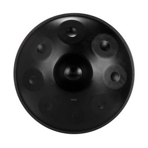 와이든 핸드팬 스틸 행드럼 악기 9음계 블랙, 22W1559, 1개