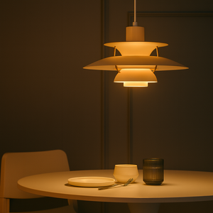 루이스 PH5 폴센 1등 펜던트 식탁등 펜던트조명 인테리어 카페조명 갓 북유럽 주방등 포인트, LED 콘벌브 7W [주광색/하얀불빛]