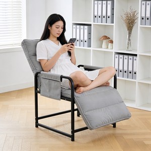 쿠리브 1인용 리클라이너 쇼파 편한 컴퓨터 의자 낮잠 접이식침대 겸용