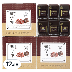 양갱애 팥양갱, 240g, 12세트