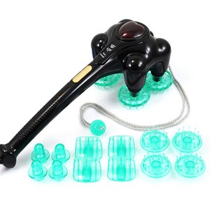 비타그램 4구 터보킹 핸드 마사지기, AGM-2090D, 단일 색상