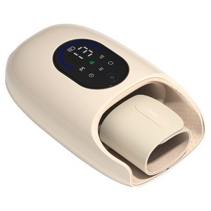 무아스 에어핏 무선 온열 손마사지기, 오트베이지, MM-H1