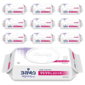 크리넥스 데일리 소독티슈 캡형