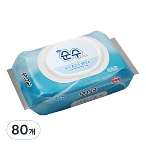 모나리자 순수 플러스 물티슈, 35g, 100매, 80개