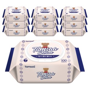 탐사 클린 도톰한 물티슈 캡형