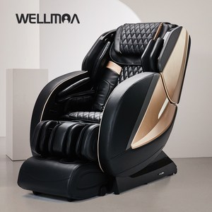 웰모아 블랙라벨9 HCW-709 안마의자 자동체형체크 안마기 무중력 전신 마사지기, 블랙(전용러그증정)