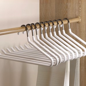 논슬립 프리미엄 엔드 코팅 바지걸이, 아이보리, 10개
