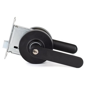 철물이네 방문손잡이 방화문 모던, 5개, 블랙