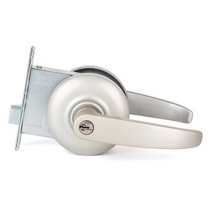 철물이네 방문손잡이 방화문 심플, 5개, 그레이