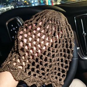 여성 니트 모자 캐주얼 여자 비니 모자 두거 봄 여름 핸드메이드 펀칭 니트 비니 벙거지 CJJ