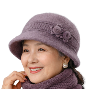 메종코랄 여성 중년 겨울 엄마 할머니 모자