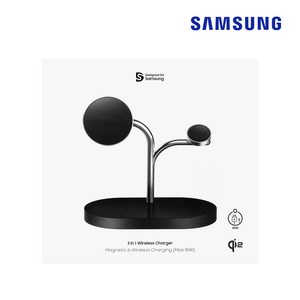 삼성 정품 3in1 마그넷 고속 맥세이프 무선충전기
