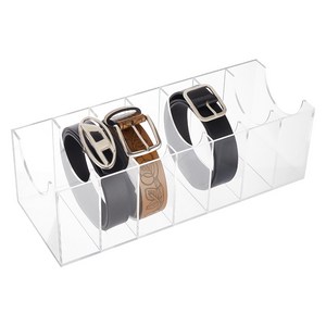 아크릴 투명 벨트 전시함 수납함 옷장 수납 용품 매장 상품 전시, 7구