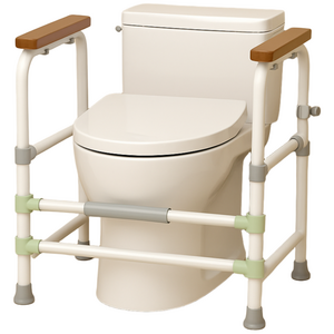 온빛케어 화장실 안전손잡이 노인 장애인 양변기 보조 안전바 변기손잡이 핸드레일 장기요양등급 복지용구