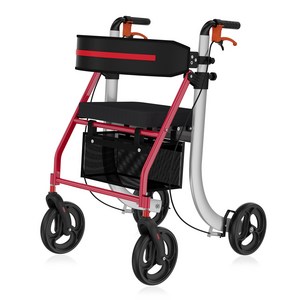 노인용 초경량 접이식 보행 보조기 다기능 보행 보조차노인용 보행기보행 보조기노인 전용 손수레, 1개