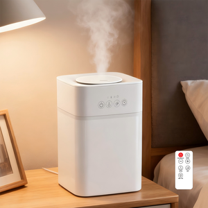 LANGDOO 가습기 4L UV살균 스마트 습도 유지 가정용 탁상용 미니 가습기 리모컨 지원