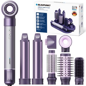 블라우풍트 7in1 멀티스타일링 BLDC 에어이지 헤어스타일러 + 거치대 세트, BLP-HD8141PYL, 퍼플