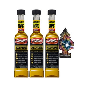 [공식 피카몰 직접 발송 정품]검아웃 올인원 연료첨가제 296ml 3개 + 사은품 방향제1개