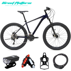 알톤 MTB자전거 27.5인치 알루미늄 산악인증 마렝고 시마노 데오레30단 27.5인치 유압디스크브레이크 6종사은품+펌프+헬멧 증정, 1개, 170cm, 17인치 네이비블랙+용품 9종 포함