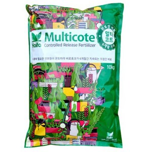 [한국원예상사]멀티코트 10kg (스푼 증정), 완효성코팅비료, 블루베리비료, 화훼용비료, 6개월완효성비료, 화분용비료, 오래가는비료, 10kg, 1개