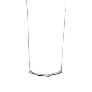 써지컬 그레이마인 wave simple necklace