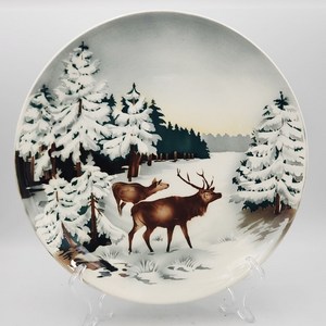 [앤틱] 독일 올드 빌레로이앤보흐 대형 장식접시B (1874년 경)