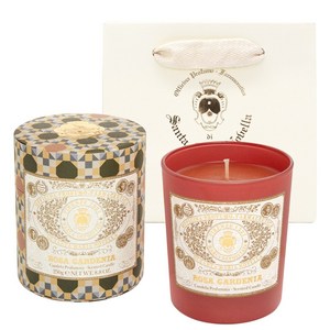 [정식 한글라벨 백화점제품] 산타마리아노벨라 향초 칸델라 프로퓨마타, 로사 가데니아, 1개, 250g
